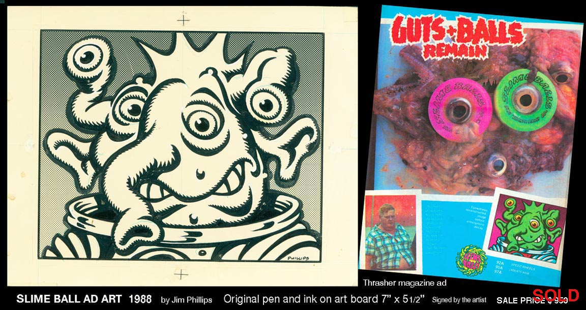 ORIGINAL SANTA CRUZ 80s ART ORIGINAL SANTA CRUZ 80s ART